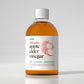 Vitalis Organic Apple Cider Vinegar 450ml, raw, unfiltered and unpasteurized with mother, cold-pressed apples for gut health and weight support