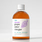 Vitalis Organic Grape Cider Vinegar 450ml bottle, raw, unfiltered and unpasteurized, made from Himalayan grapes with mother.