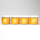 Four Vitalis Living NAC + Glycine Gummies jars, 60 lemon flavour gummies each for glutathione support and cellular detox