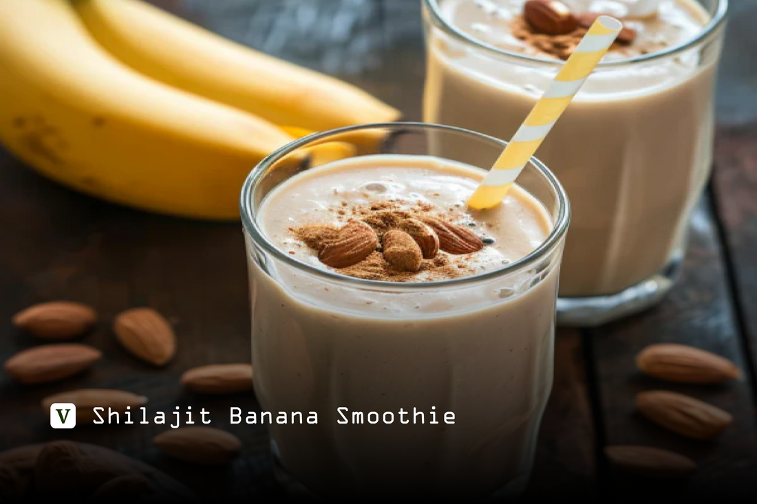 Shilajit Banana Power Smoothie