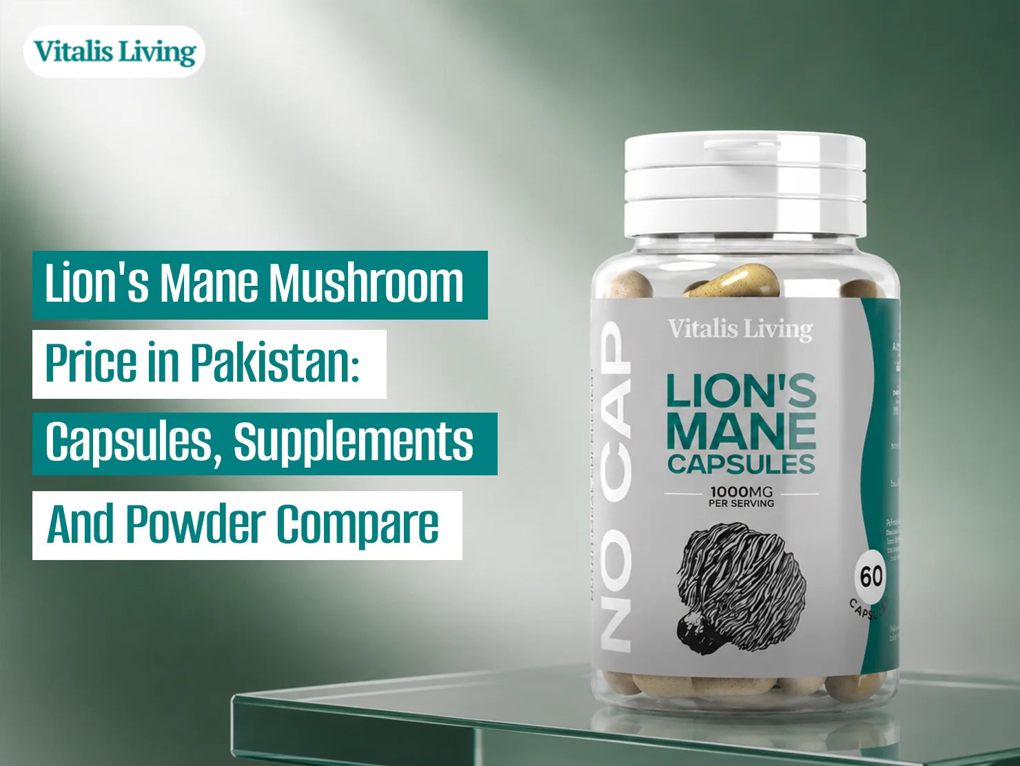 Lion's Mane Mushroom price in Pakistan with comaprision to all types like capsules, powder, liquid extract, and fresh mushrooms with current price ranges in 2026.