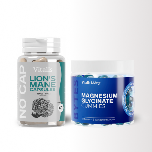AM to PM Bundle | Magnesium Glycinate + Lion's Mane