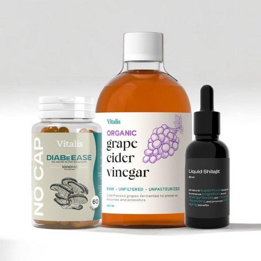 Bye Bye Belly Bundle | DiabeEase + Cider Vinegar + Shilajit