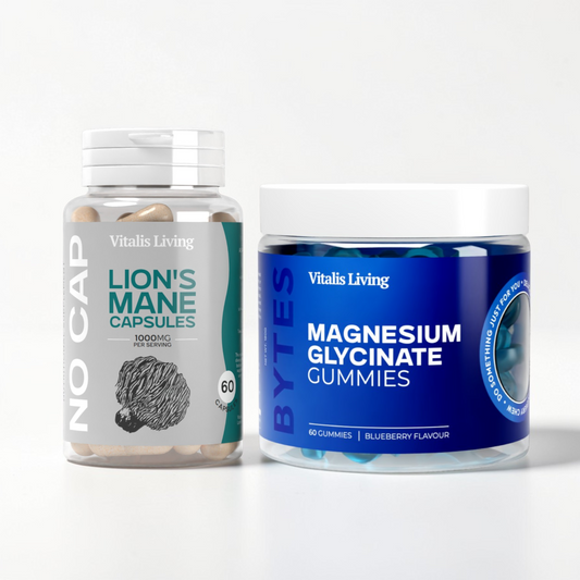 AM to PM Bundle | Magnesium Glycinate + Lion's Mane